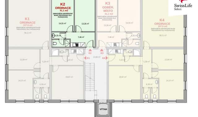 Prodej kanceláře 41 m², Polná, okres Jihlava