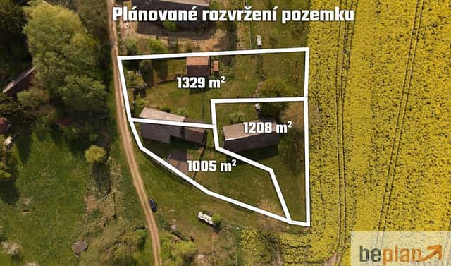 Prodej stavebního pozemku 1 300 m², Sobotka – Spyšova, okres Jičín