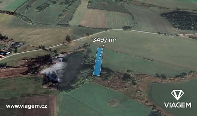 Prodej pole 679 m², Borovná, okres Jihlava