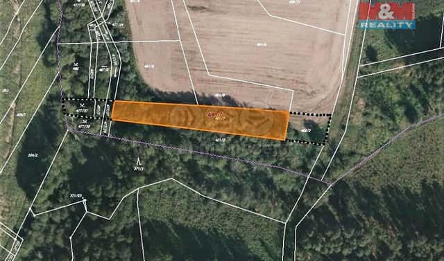Prodej pole 2 316 m², Jistebnice, okres Tábor