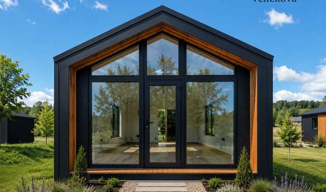 Moderní modulový dům 2+kk Nordi 201 - 42 m2 s možností dovozu hotového domu po celé České Republice, Na Občinách, Hradec Králové – Nový Hradec Králové
