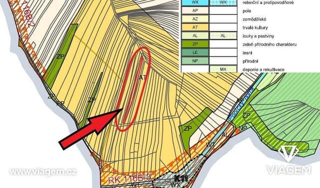 Prodej pole 11 m², Uherčice, okres Břeclav