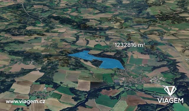 Prodej lesa 1 428 m², Trhový Štěpánov, okres Benešov