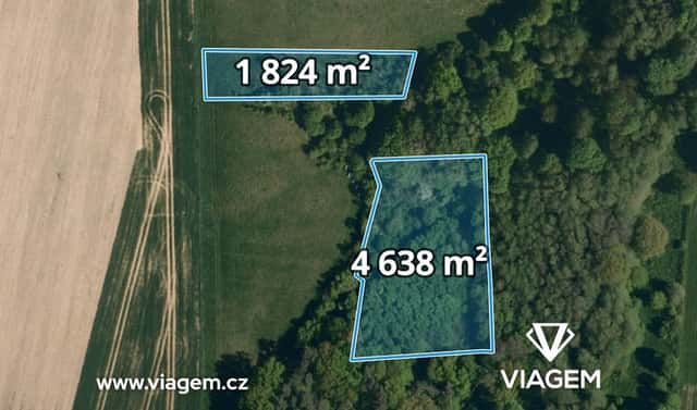 Prodej lesa 1 077 m², Zlín