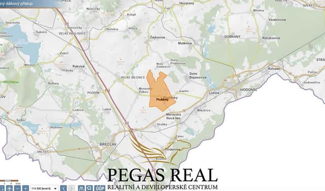 Prodej zahrady 1 450 m², Prušánky, okres Hodonín
