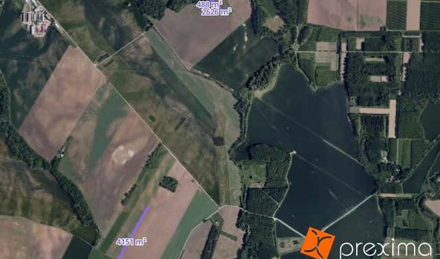 Prodej pole 1 297 m², Přísnotice, okres Brno-venkov
