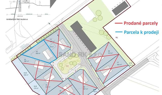 Prodej stavebního pozemku 929 m², Všeruby, okres Domažlice