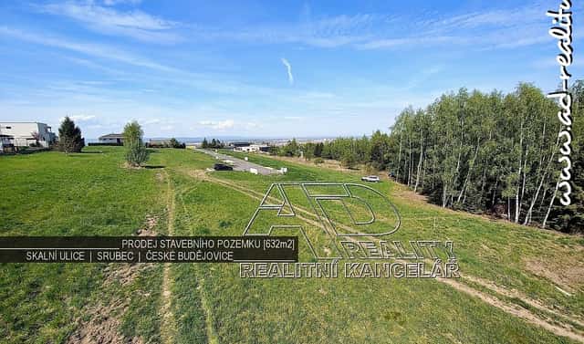Prodej stavebního pozemku 632 m², Srubec, okres České Budějovice