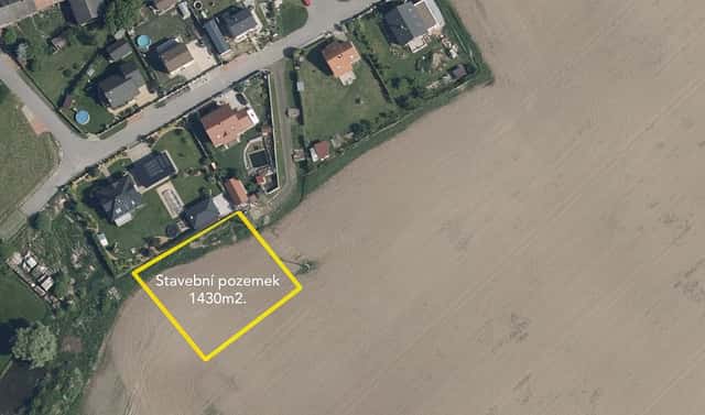 Prodej stavebního pozemku 1 430 m², Kněžmost – Úhelnice, okres Mladá Boleslav