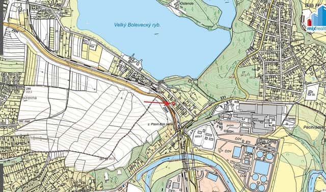 Prodej stavebního pozemku 1 104 m², U Velkého rybníka, Plzeň – Bolevec, okres Plzeň-město