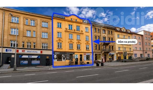 Prodej nájemního domu, činžáku 632 m², Masarykova, Ústí nad Labem – Klíše