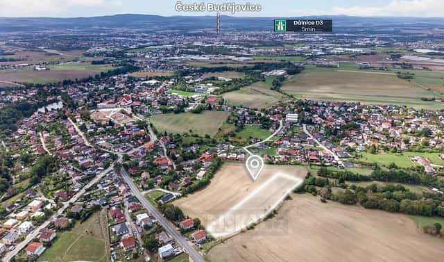 Prodej stavebního pozemku 6 520 m², Třeboňská, Rudolfov, okres České Budějovice