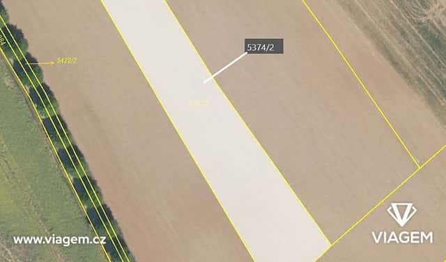 Prodej pole 1 578 m², Jalubí, okres Uherské Hradiště