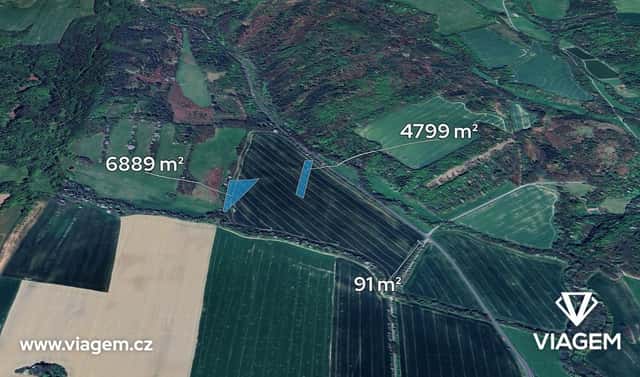 Prodej pole 1 019 m², Fulnek, okres Nový Jičín