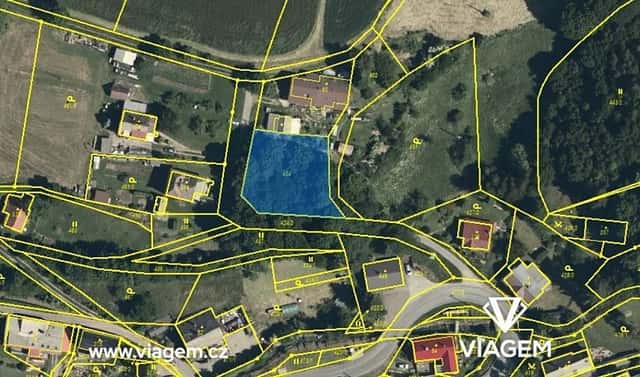 Prodej stavebního pozemku 476 m², Jamné nad Orlicí, okres Ústí nad Orlicí