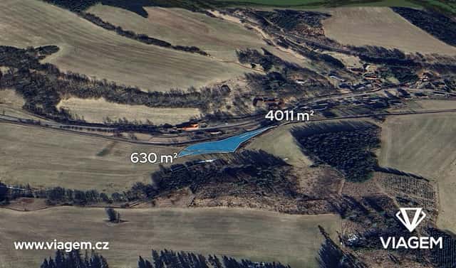 Prodej lesa 4 641 m², Stará Paka, okres Jičín