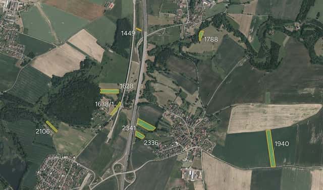 Prodej pole 43 682 m², Zvěrotice, okres Tábor
