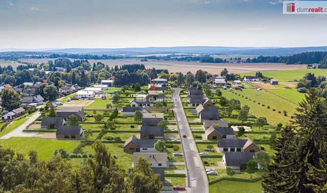 Prodej stavebního pozemku 1 430 m², Tři Sekery – Krásné, okres Cheb