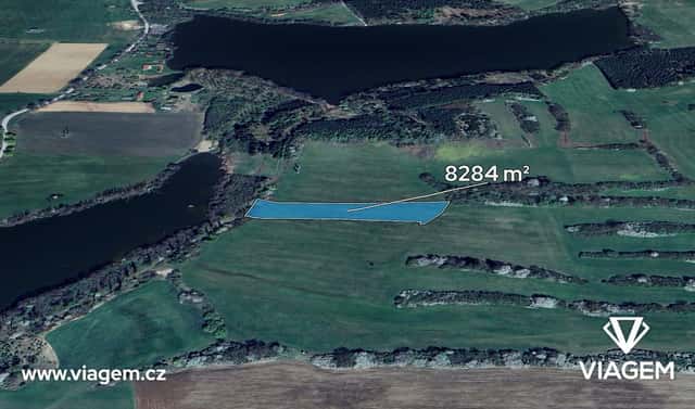 Prodej pole 1 380 m², Jistebnice, okres Tábor