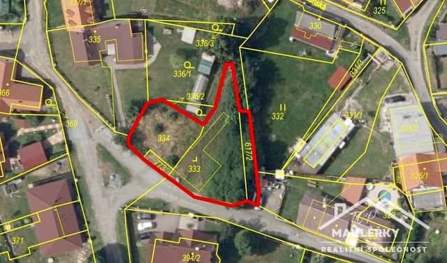 Prodej stavebního pozemku 663 m², Kutná Hora – Kaňk