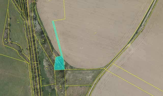 Prodej pole 1 067 m², Slavonice – Mutišov, okres Jindřichův Hradec