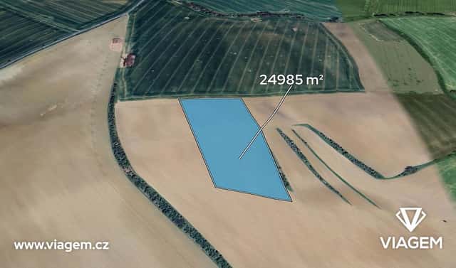 Prodej pole 24 985 m², Jarohněvice, okres Kroměříž