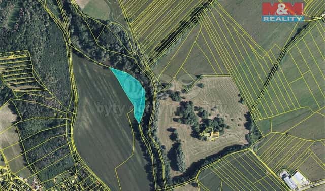 Prodej pole 2 071 m², Březina, okres Brno-venkov