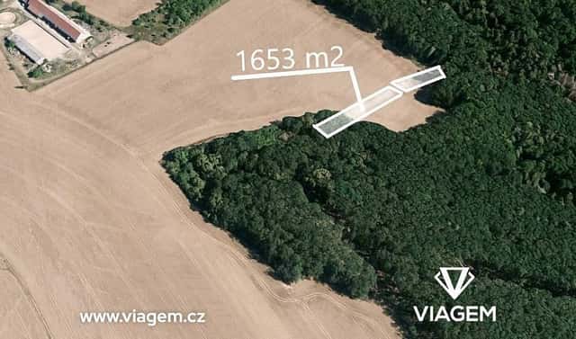 Prodej pole 1 653 m², Omice, okres Brno-venkov