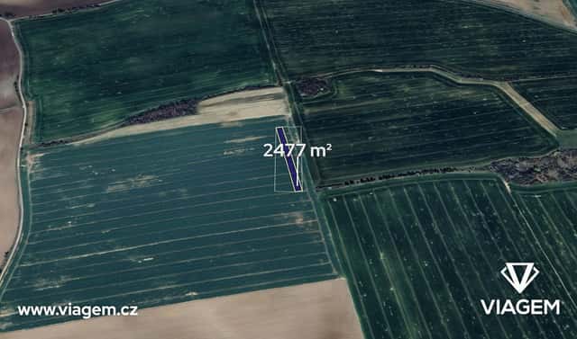 Prodej pole 755 m², Tuklaty, okres Kolín