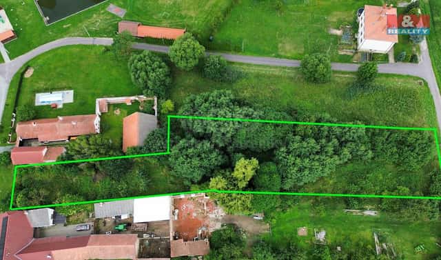 Prodej stavebního pozemku 3 467 m², Radkovice u Budče, okres Třebíč