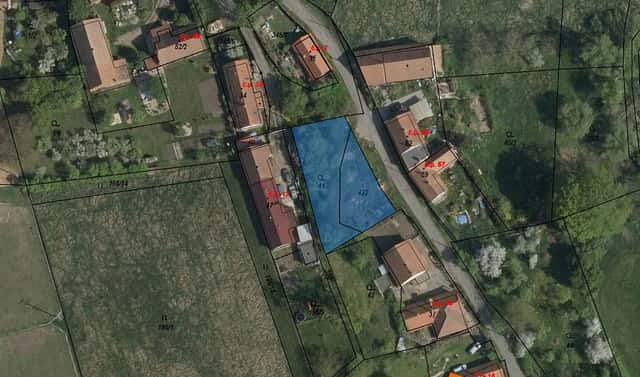 Prodej stavebního pozemku 624 m², Nový Bydžov, okres Hradec Králové