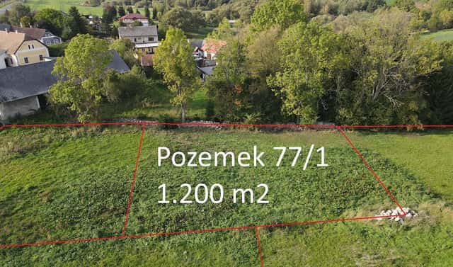 Prodej stavebního pozemku 1 200 m², Sedlec-Prčice, okres Příbram