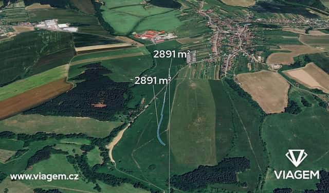 Prodej pole 600 m², Újezd, okres Zlín
