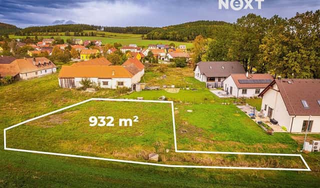 Prodej stavebního pozemku 932 m², Nová Ves, okres Český Krumlov