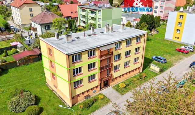 Prodej bytu 3+1 64 m², Tyršova, Černovice, okres Pelhřimov
