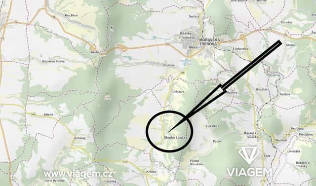 Prodej stavebního pozemku 662 m², Dlouhá Loučka, okres Svitavy