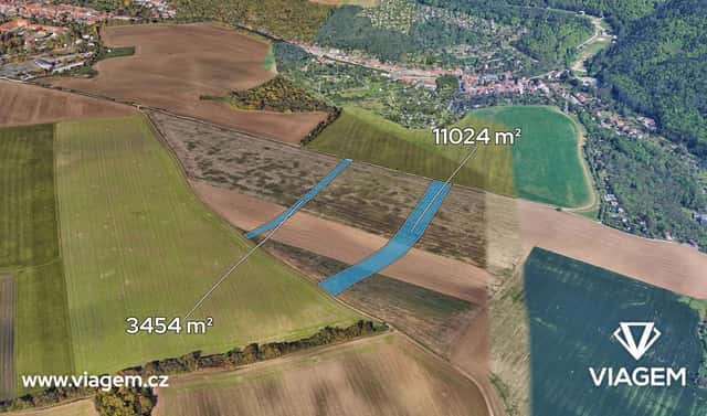 Prodej pole 2 413 m², Brno, okres Brno-město