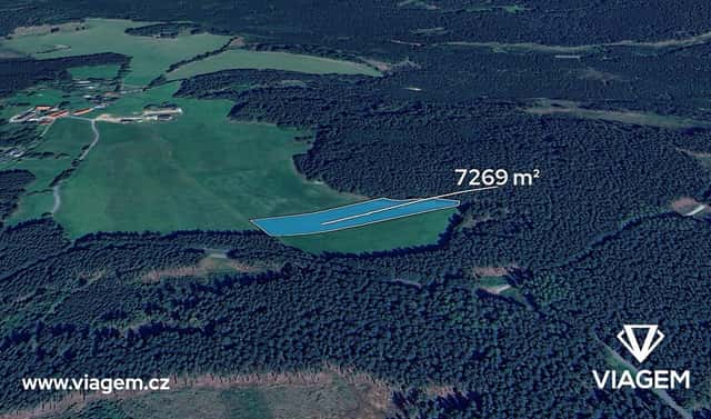 Prodej pole 807 m², Strašín, okres Klatovy