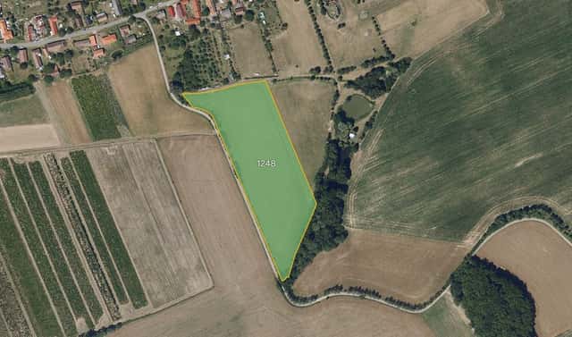 Prodej pole 8 006 m², Kraborovice – Úhrov, okres Havlíčkův Brod