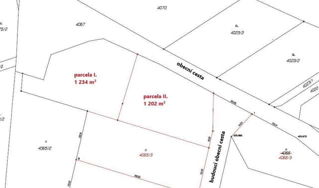 Prodej stavebního pozemku 1 234 m², Cehnice, okres Strakonice