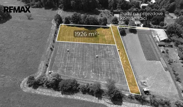 Prodej stavebního pozemku 1 926 m², Příbor, okres Nový Jičín
