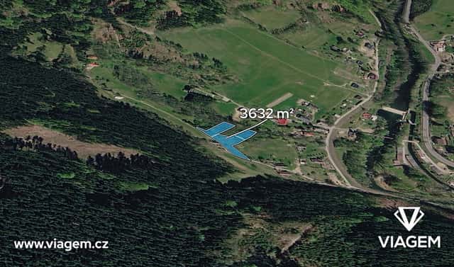 Prodej zahrady 2 421 m², Poniklá, okres Semily