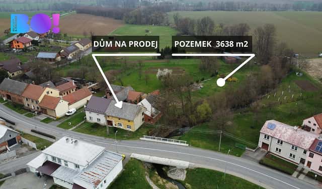 Prodej domu 52 m² s pozemkem 3 638 m², Blazice, okres Kroměříž