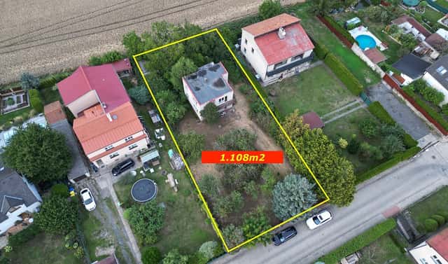 Prodej stavebního pozemku 1 108 m², Ke Skále, Horoměřice, okres Praha-západ