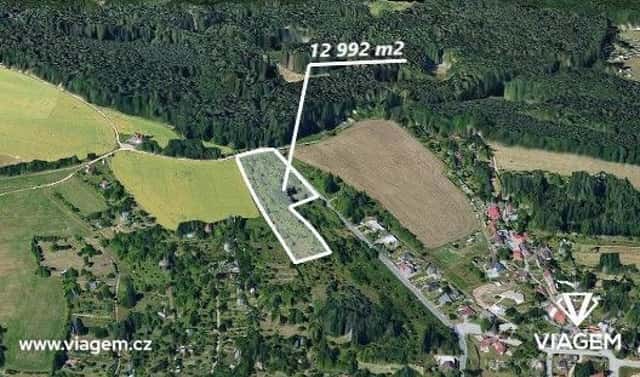 Prodej pole 12 992 m², Hořice, okres Jičín