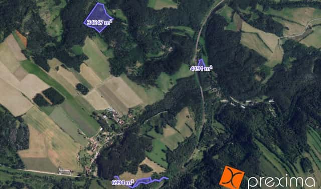 Prodej lesa 8 586 m², Lubné, okres Brno-venkov