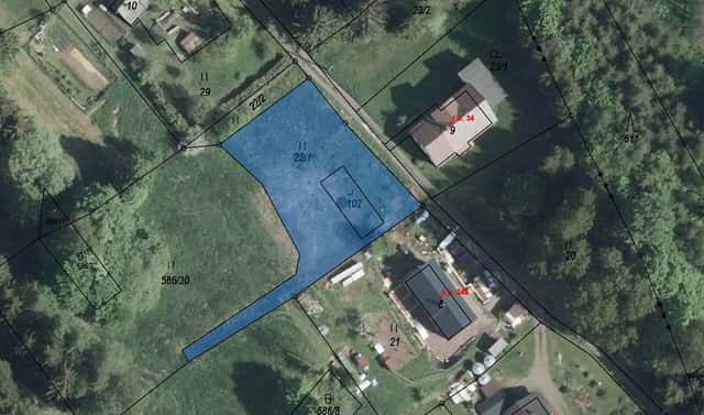 Prodej stavebního pozemku 902 m², Radvanice, okres Trutnov