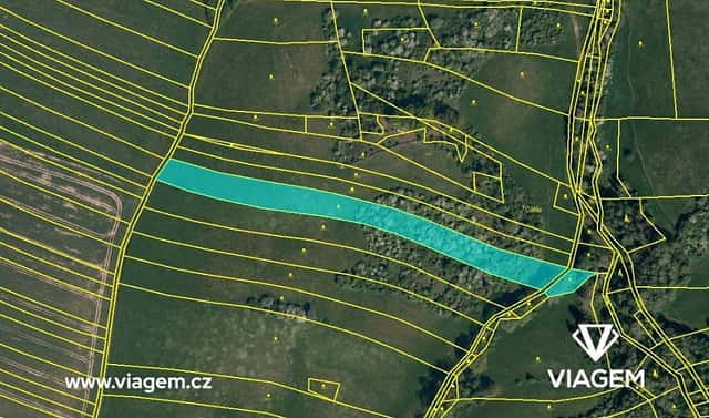 Prodej pole 7 110 m², Částkov, okres Uherské Hradiště