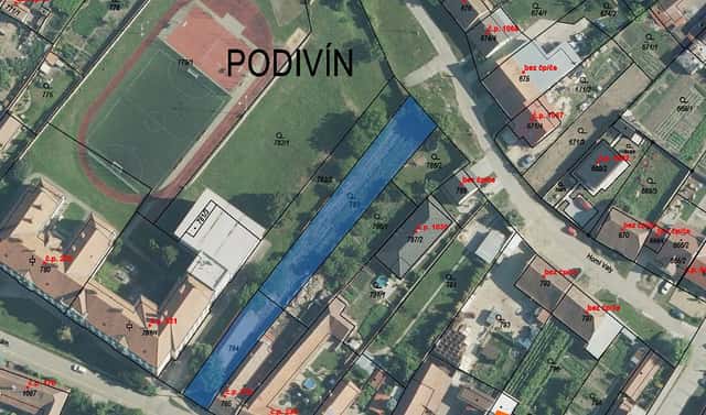Prodej stavebního pozemku 34 m², Podivín, okres Břeclav