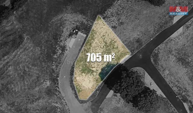 Prodej stavebního pozemku 705 m², Podhořany u Ronova, okres Chrudim